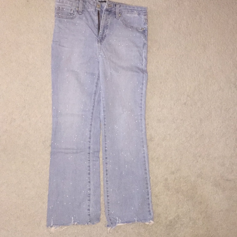 light blue denim jeans